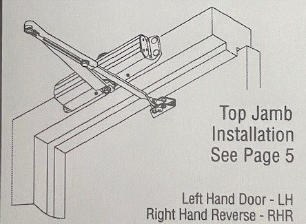 Hager 5300 Series Door Closer