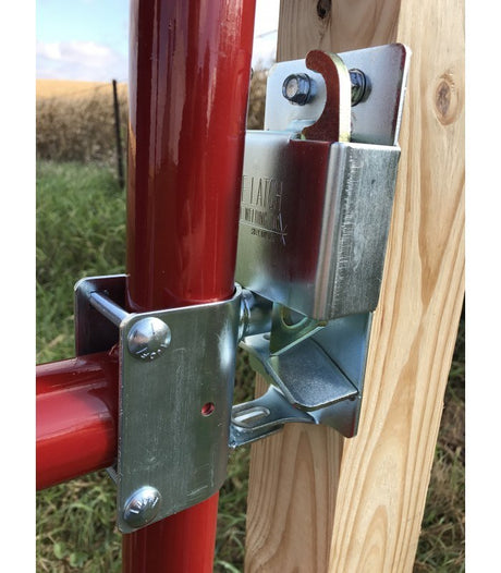 Two-Way Livestock Gate Latch for 1-5/8" or 2" Round Tube