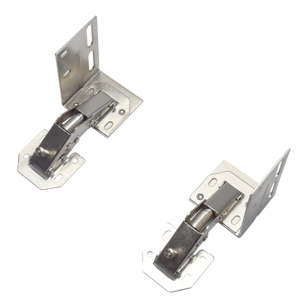 90 Degree No-Bore Tip Out Tray Hinge | HardwareSource